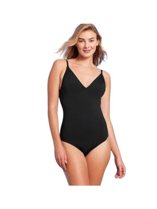 Kona Sol Other - Kona Sol Women’s Keyhole Medium Coverage One-Piece Swimsuit Black M